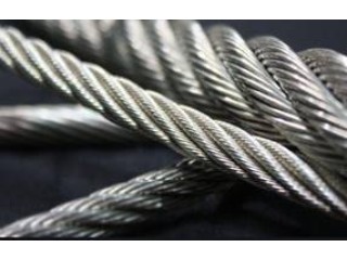 Stainless steel wire rope for lifting and hoisting