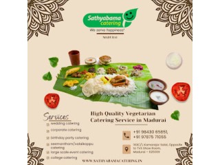 Catering services in Madurai  - Sathyabama catering