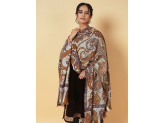 Elegant Kalamkari Pashmina Shawl Collection