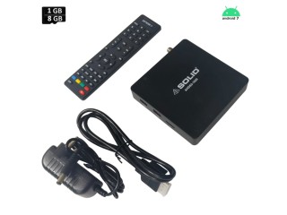 SOLID AHDS2-1020 Android+S2 (Satellite+Android 7.1) Combo Set-Top Box – Free Shipping With this you get 1 year OTT pack free