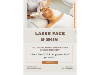 Cost For Laser Treatment for Face & Skin in India | Dezire Clinic