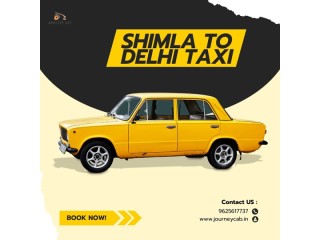 Shimla to Delhi taxi