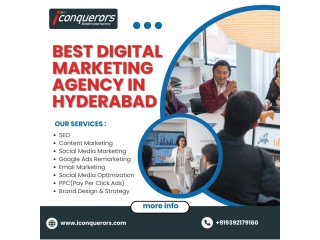 Best Digital Marketing Agency Hyderabad | iConquerors | +91-9392179160