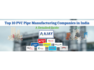 Top 10 PVC pipe manufacturing company in India