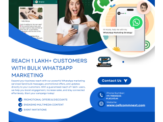 Bulk SMS & WhatsApp Marketing – Instant & Effective Promotion