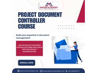 Project Document Controller Essential Training online | Maven Academy