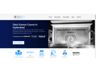 Data Scientist Course in Hyderabad – Get Certified!