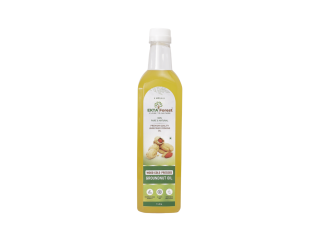 Buy Wood Cold Pressed Groundnut Oil Online - Pure & Healthy - 1L