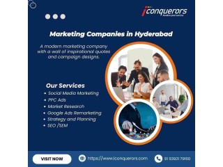 Marketing Company in Hyderabad | +91-9392179160 | iConquerors