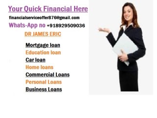 DO YOU NEED URGENT LOAN OFFER CONTACT US