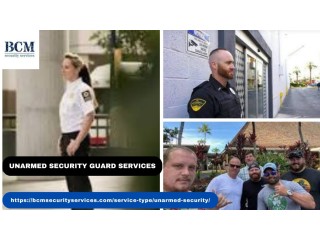 Associate with reputed providers of unarmed security guard services