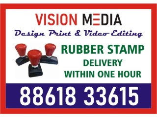 Specialized in Pre - Ink Rubber Stamp | Delivery within one hour | 1981