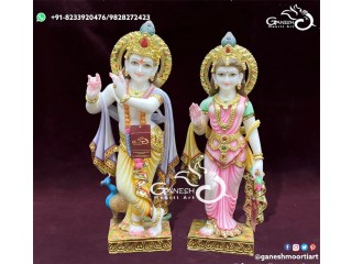 Order Radha Krishna Marble Murti at Wholesale Price