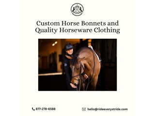 Custom Horse Bonnets and Quality Horseware Clothing