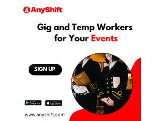 AnyShift: Gig and Temp Workers for Your Events