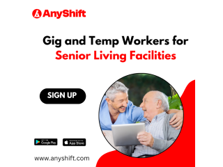 AnyShift: Gig and Temp Workers for Senior Living Facilities