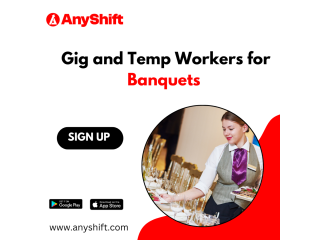 AnyShift: Gig and Temp Workers for Banquets and Events