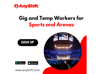 AnyShift: Gig and Temp Workers for Sports and Arenas