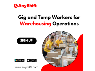 AnyShift: Gig and Temp Workers for Warehousing Operations