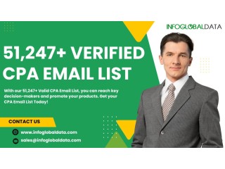 CPA Email List – Connect with Certified Accountants for B2B Success!