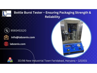 Bottle Burst Tester – Ensuring Strong & Reliable Packaging